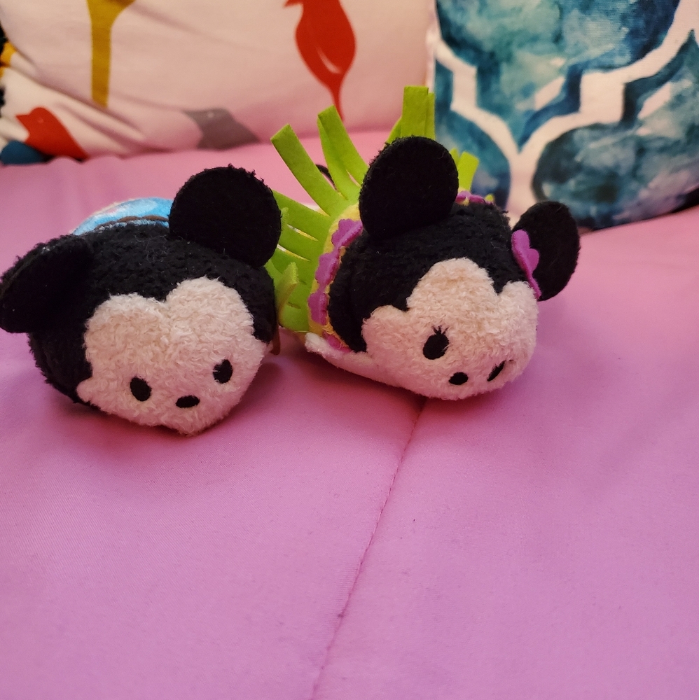 🌺Mini Hawaiian Mickey & Minnie Tsum Tsums🌺